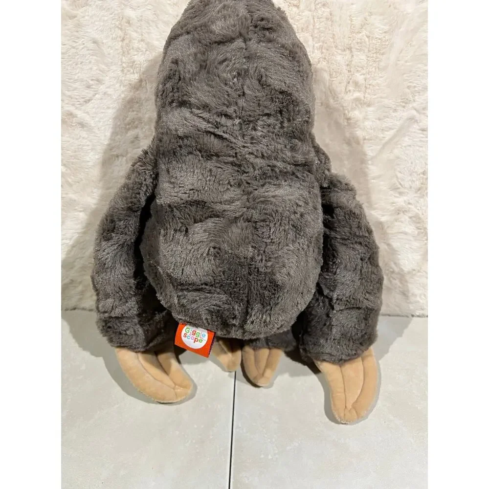 GiggleScape Sloth Plush Stuffed Animal Gray Soft Cuddly Toy NWOT